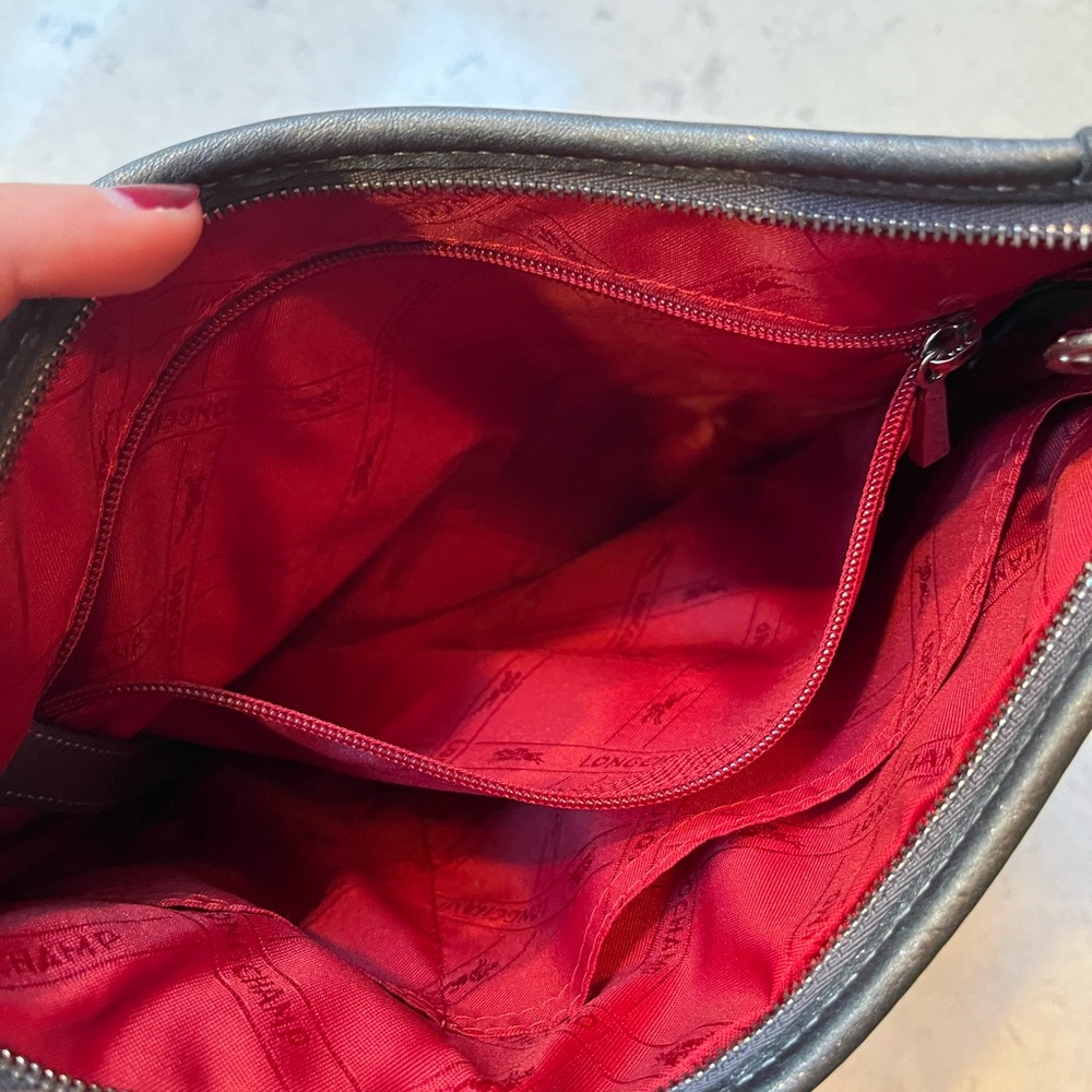 Longchamp metallic gray Crossbody - Picture 4 of 8
